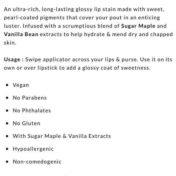 ❤️BRAND NEW! Trifle Cosmetics Lip Syrup - Picture 3 of 5